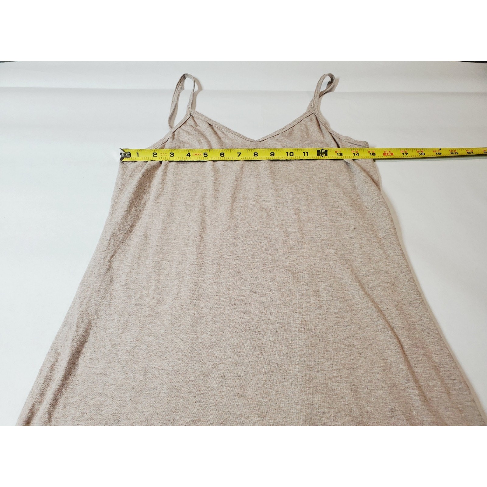 Cottonique Womens 5 Slip Dress 100% Organic Cotton Chemical Free Beige Natural — image 7 of 8